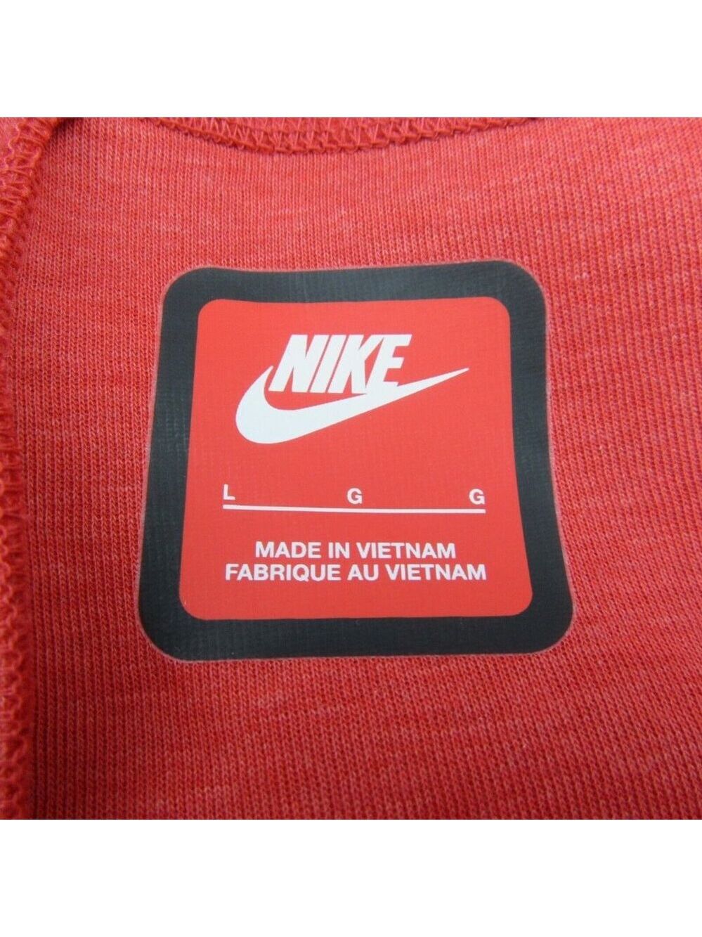 Nike Sportswear Tech Fleece Jogger Pants Mens Size Large Red NEW - Picture 10 of 14